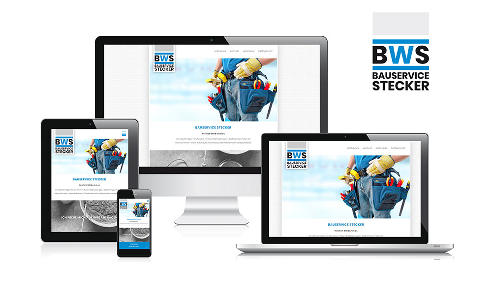 Bauservice Stecker - Webdesign