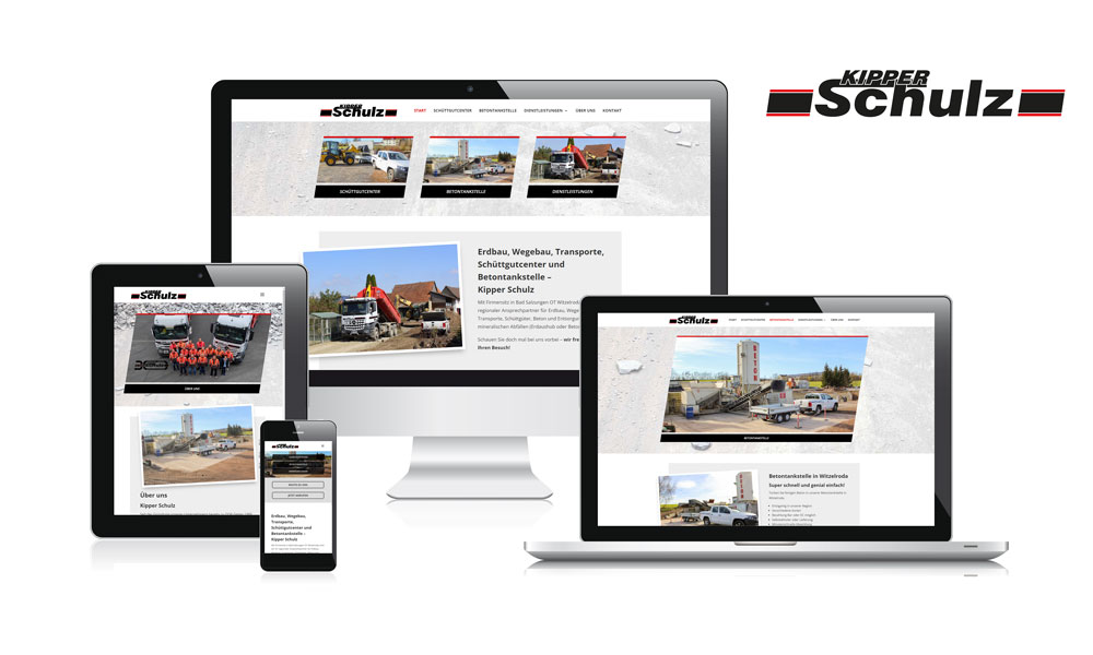 Webdesign-Referenz www.kipper-schulz.de