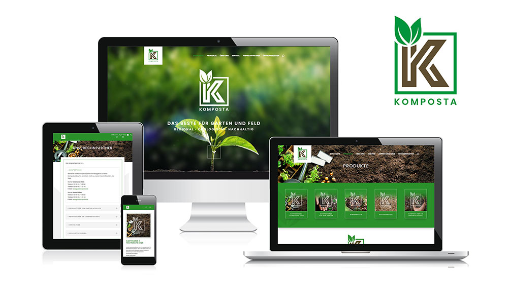 Webdesign-Referenz www.komposta.de
