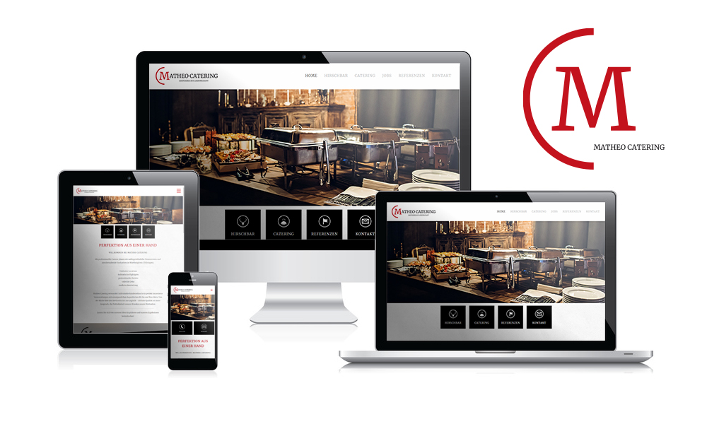 Matheo Catering - Webdesign